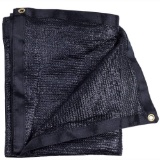 Eshare 40% Black Shade Cloth Taped Edge with Grommets Sun Net Sun Mesh Shade Sunblock Shade Sail UV