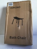 Sukong Spa Bathtub Adjustable Shower Chair Seat Bench