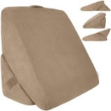 Xtra-Comfort Bed Wedge Pillow, Caramel Brown - $59.99 MSRP