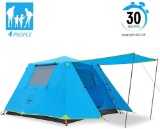 KAZOO Family Camping Tent Large Waterproof Pop Up Tents 4 Person Room Cabin Tent - $133.88 MSRP