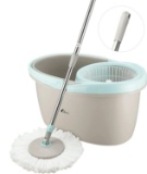 Venetio Householding 360 Spin Mop and Bucket System with Wringer Dry and Wet Floor Cleaning