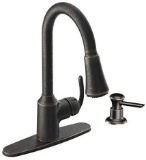 Moen CA87094BRB Pullout Spray High-Arc Kitchen Faucet with Reflex Technology $231.79 MSRP