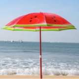Ammsun 6ft Portable Beach Umbrella Watermelon Fruit Design $29.95 MSRP; Miscellaneous General Merch.