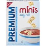 Premium Original Mini Saltine Crackers, 11 oz per Pack