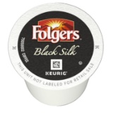 Folgers Black Silk Dark Roast Coffee K Cups for Keurig Coffee Makers (4 Boxes)