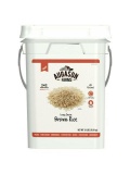 Augason Farms Long Grain Brown Rice Emergency Food Storage Pail 242 Servings 24 lbs. - $95.00 MSRP