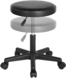 FurnitureR Rolling Stool Swivel Boss Office Chair no Back Adjustable Upholstered Medical $41.99 MSRP