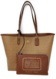 Coach Reversible City Tote with Legacy Print/Neutral (F34263)