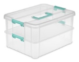 Sterilite Stack and Carry 2 Layer Handle Box, 1 - Pack - $23.20 MSRP