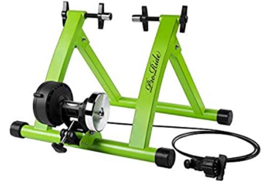 ProRide Indoor Bike Trainer Stand Bicycle Exercise Magnetic Stand with Noise Reduction Wheel