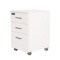 Mobile File Cabinet 3 Drawer Wood Filing Cabinet on Brake Wheels Under Desk Office File Cabinets
