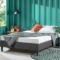 ZINUS Curtis Upholstered Platform Bed Frame / Mattress Foundation, Grey, Queen $125.70 MSRP