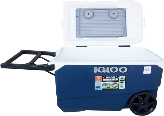 Igloo 60-Quart Ice Cube Roller Cooler