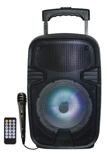 Max Power 8in LED PA Speaker With Built-In Rechargeable Battery (MPD844L) - $74.99 MSRP