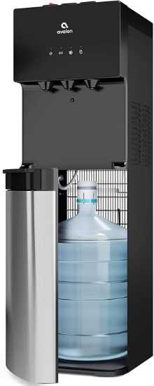 Avalon A4BLWTRCLR Water Dispenser, 3 or 5 Gallon Bottle, Stainless Steel and Black - $162.76 MSRP