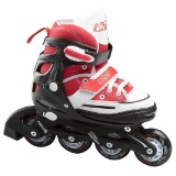 Harsh Sneaker Style Roller Blades Inline Skates (White/Red, Size 5-8)