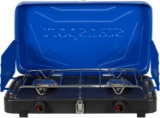 Stansport 2-Burner Regulated Propane Stove - Blue, 10