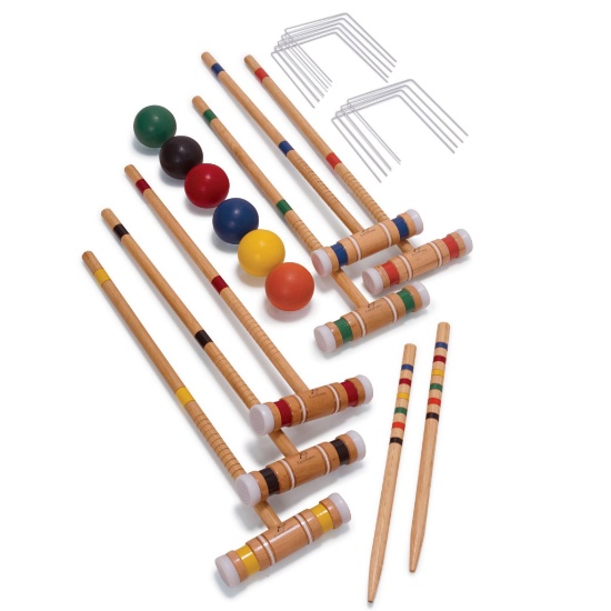 EastPoint Sports Deluxe 6-Player Croquet Set with Carrier