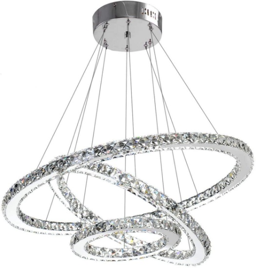 ANTILISHA Modern Crystal Chandelier Lighting Ceiling Dining Room Living Room Chandeliers$176.30 MSRP