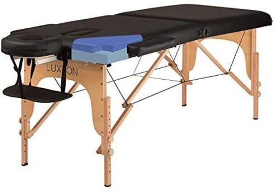 Luxton Home Premium Memory Foam Massage Table - Easy Set Up - Foldable and Portable