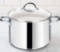 HOMICHEF Stock Pot 4 Quart Nickel Free Stainless Steel - 4 Quart Pot With Lid and Handle