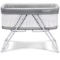 MiClassic All mesh 2in1 Stationary and Rock Bassinet One-Second Fold Travel Crib,Crystal $84.99 MSRP