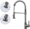 TYIMOK Kitchen Faucet Commercial with Pull Down Sprayer Stainless Steel Dual Function $65.99 MSRP