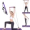 Portable Pilates Bar Kit with Exercise Resistance Band| Exercises, Home Gym,Body-Building,Yoga