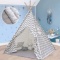 Teepee Tent for Kids with Mat- Play Tent for Boy Girl Indoor and Outdoor, Gray Chevron $64.99 MSRP