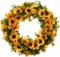 Artificial Sunflower Wreath for Decor