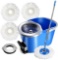 Masthome Mop and Bucket Set with Foot Pedal Microfiber Spin Mop