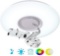 Upgrade 36W LED Ceiling Lights with Bluetooth Speaker Round Flush Mount Light Fixture $89.99 MSRP