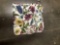 Seat Cushion, Floral Set of 2