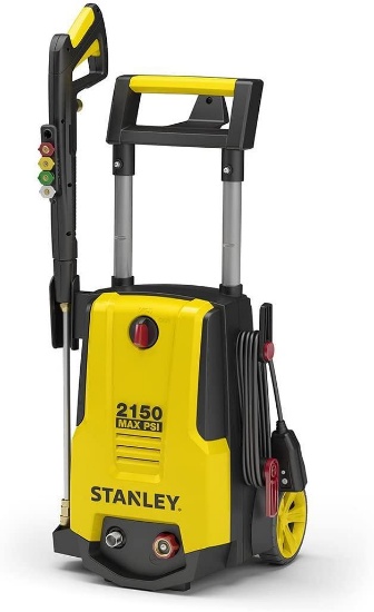 Stanley SHP2150 Electric Pressure Washer with Spray Gun, Quick Connect Nozzles Foam Cannon
