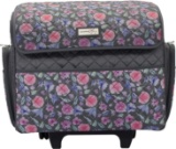 Everything Mary Sewing Machine Rolling Carrying Case,Pink Floral -TrolleyBag with Wheels $89.98 MSRP
