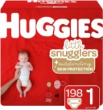 Huggies Little Snugglers Baby Diapers, Size 1, 198 Ct, One Month Supply $46.86 MSRP