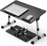 Besign Adjustable Latop Table, Portable Standing Bed Desk, Foldable Sofa Breakfast Tray, Notebook