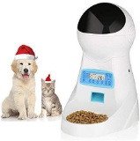 Amzdeal Automatic Cat Feeder Pet Feeder Cat Food Dispenser 4 Meals A Day with Timer $52.96 MSRP