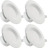 TORCHSTAR 6 Inch LED Recessed Downlight, Integrated Ceiling Light with Junction Box, 9W $59.99 MSRP