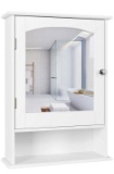 Homfa Bathroom Mirror Cabinet Wall Mounted Storage Cabinet Medicine HMD-098