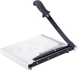 Isdir Paper Cutter Guillotine,Paper Cutter and Trimmer with Dual Paper Guide Bars,A4 Size 12