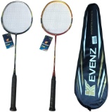 Kevenz 2 Pack Graphite High-Grade Badminton Racquet - $39.99 MSRP