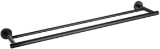 KLXHOME Double Bath Towel Bar 30-Inch Matte Black Stainless Steel Hand Towel Rack,A01B75 $30.90 MSRP