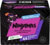 Pampers Ninjamas, Disposable Underwear, Nighttime Underwear Girls, 44 Count, $26.46 MSRP
