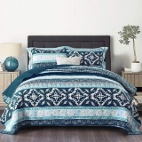 NewLake Cotton Bedspread Quilt Sets-Reversible Patchwork Coverlet Set, $89.89 MSRP