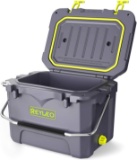 Retleo-A21 21-Quart/20L Rotomolded Cooler, Gray