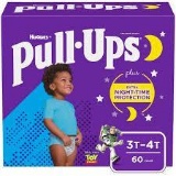 Huggies Pull Ups Boys' NightTime Training Pants Giga Pack - 3T-4T (60ct)