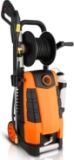 TEANDE 3801PSI Electric Pressure Washer, MAX 2.81GPM Electric Power Washer Machine with Hose Reel