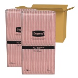 Depend Fit-Flex Incontinence Underwear for Women, Maximum Absorbency, Extra-Large, Light Pink, 24 Ct