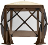 MASTERCANOPY Escape Shelter, 4-Sided Canopy Portable Pop up Canopy Durable Screen Tent Bug